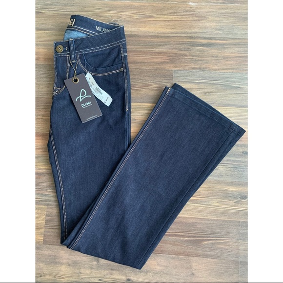 DL1961 Premium Denim Jeans Drk Blue Sz 24 - Picture 3 of 8